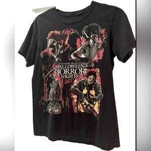 Universal Orlando Halloween Horror Nights 2021 Short Sleeve T-Shirt|Black|NWOT